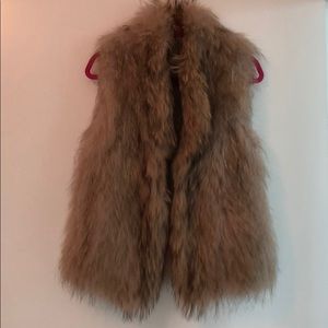 YVES SALOMON FUR VEST